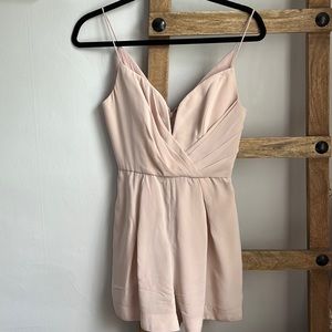 Zimmermann Plunge Silk Romper Playsuit sz 0